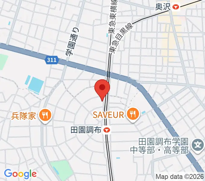 ピアノ調律センター サロン・ド・ウツノミヤの地図