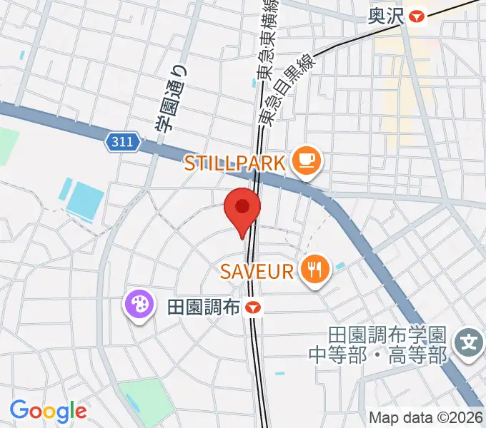 ピアノ調律センター サロン・ド・ウツノミヤの地図