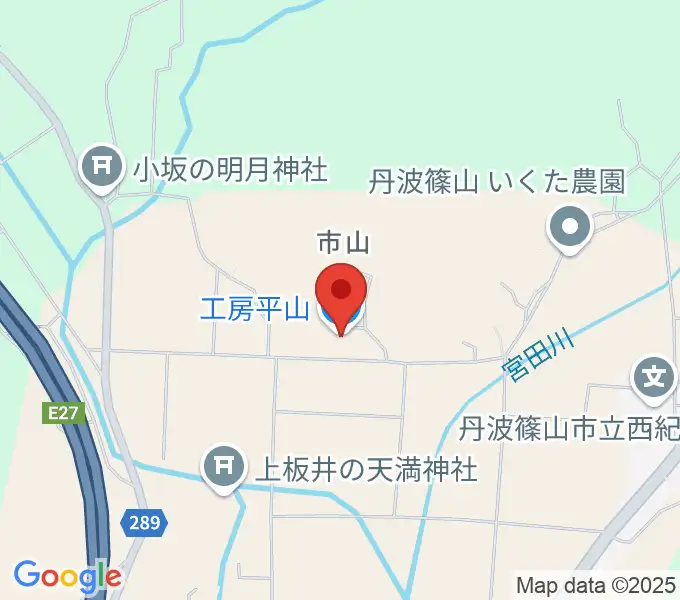 古楽器製作工房 平山の地図