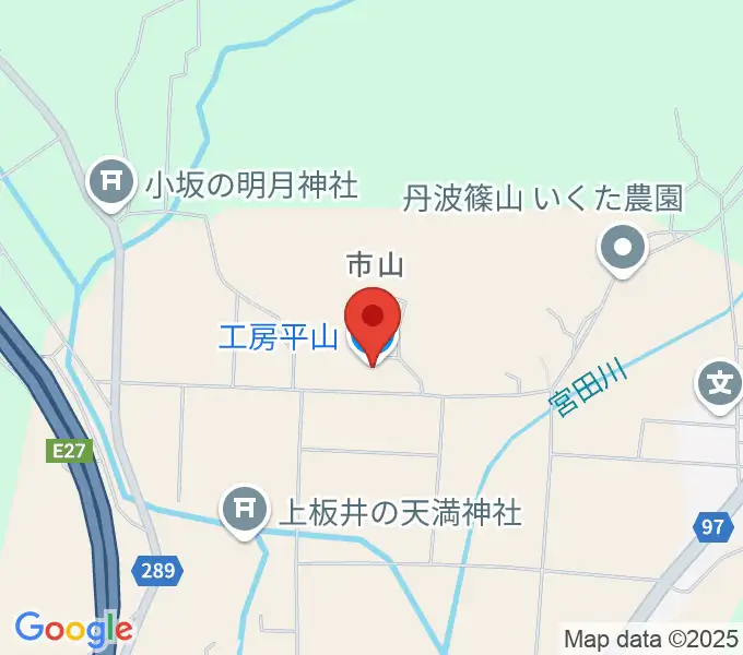 古楽器製作工房 平山の地図