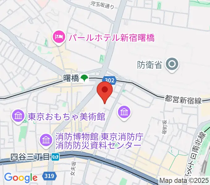 四谷ボビーズの地図