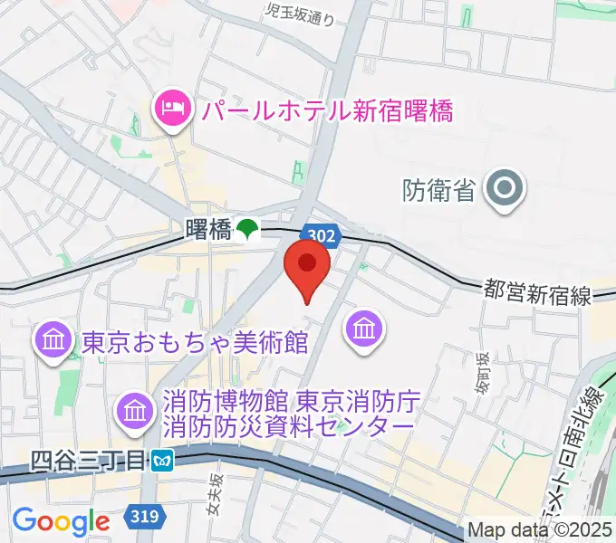 四谷ボビーズの地図