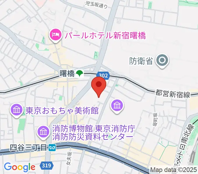 四谷ボビーズの地図