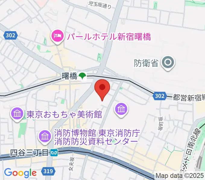 四谷ボビーズの地図