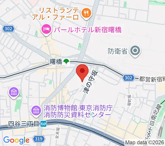 四谷ボビーズの地図