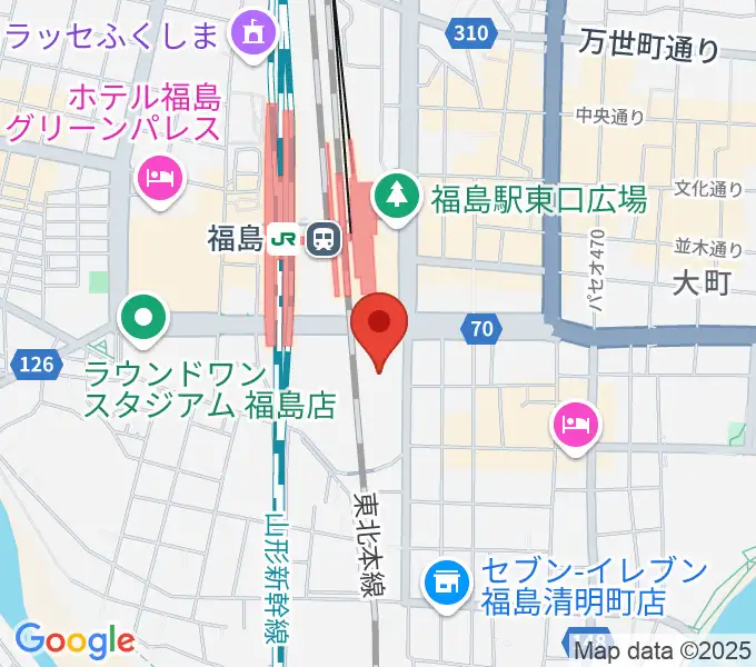こむこむ館の地図