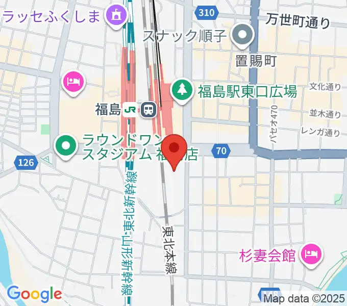 こむこむ館の地図