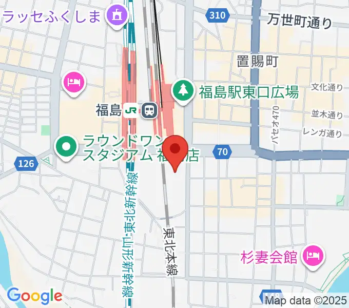 こむこむ館の地図