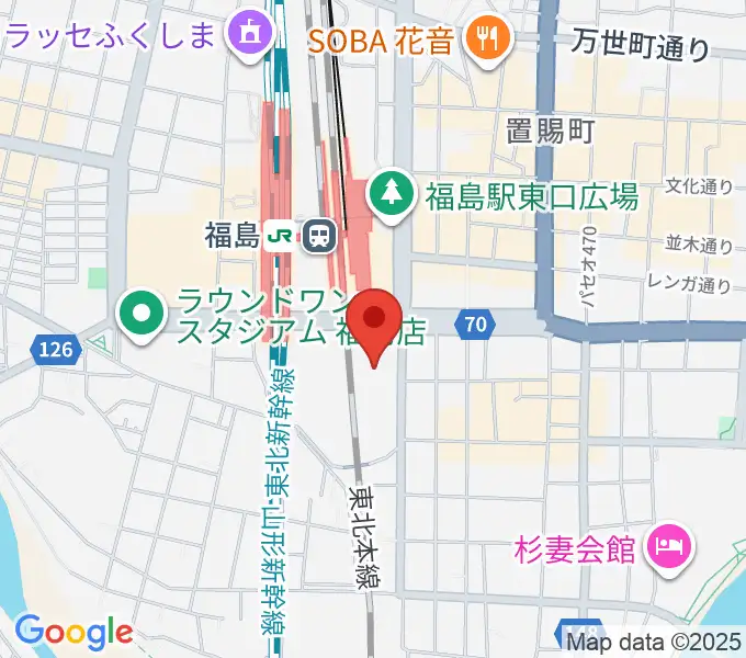 こむこむ館の地図