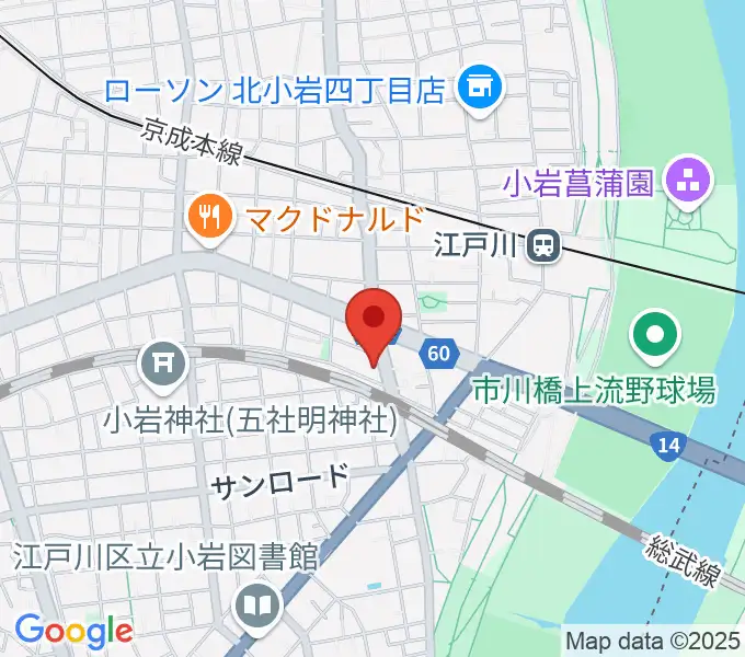 小岩アーバンプラザの地図