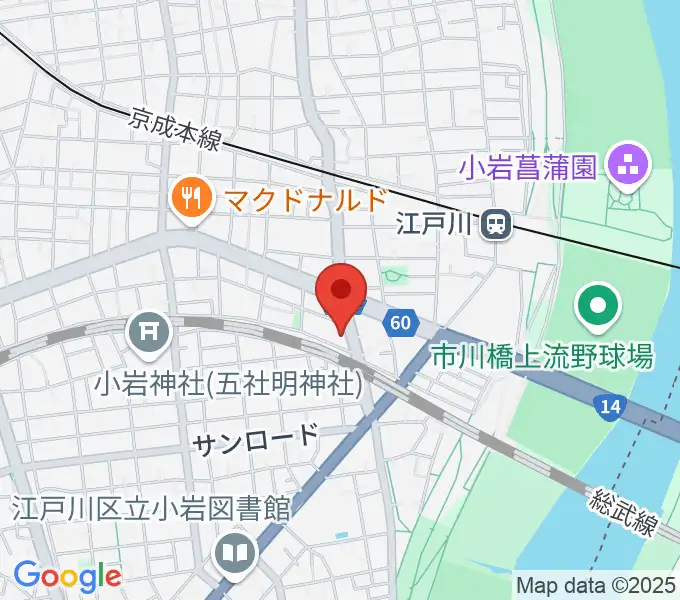 小岩アーバンプラザの地図