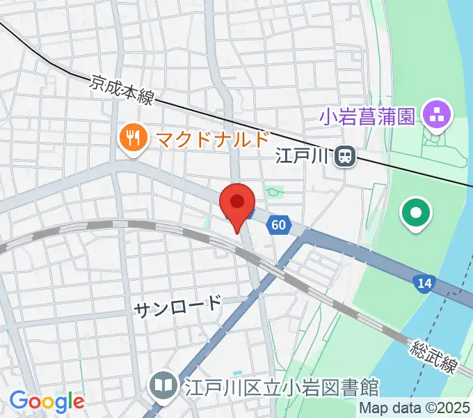小岩アーバンプラザの地図