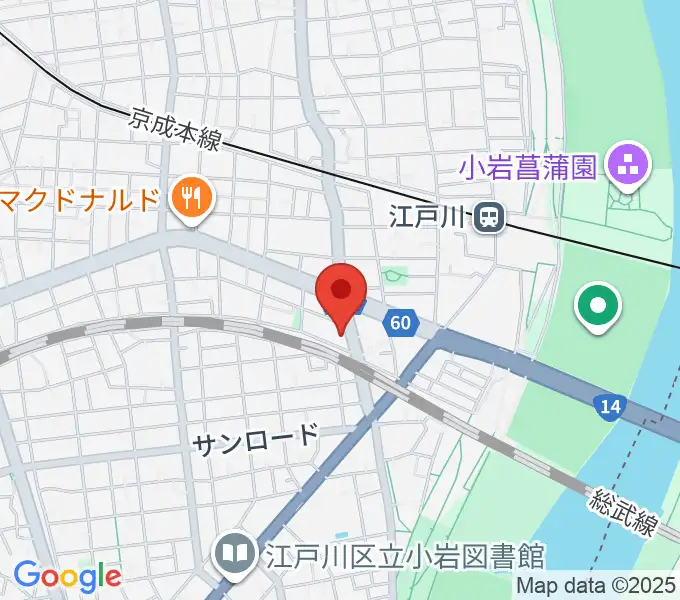 小岩アーバンプラザの地図
