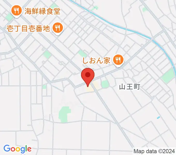 山王ホールの地図