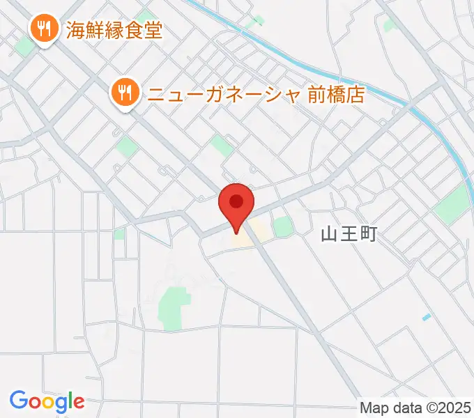 山王ホールの地図