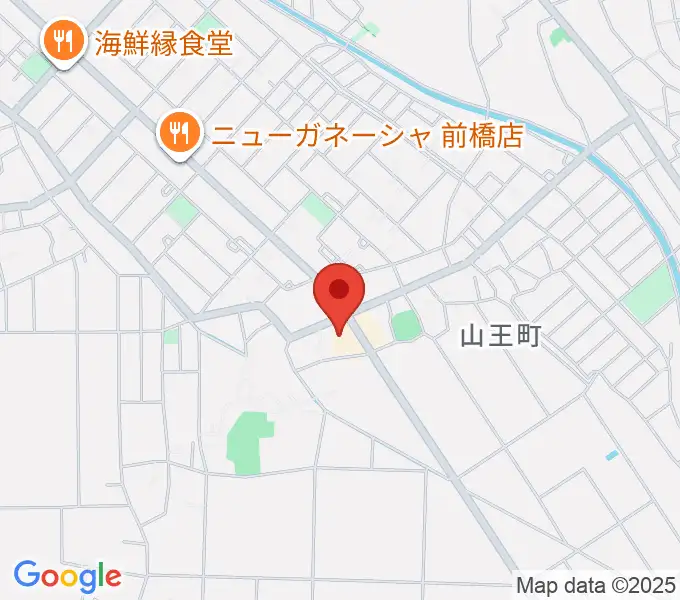 山王ホールの地図