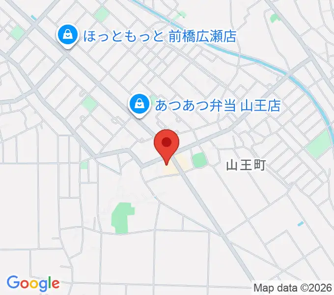 山王ホールの地図