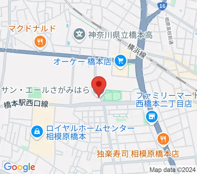 サン・エールさがみはらの地図