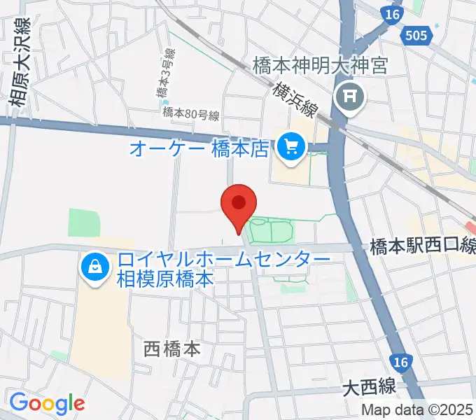 サン・エールさがみはらの地図