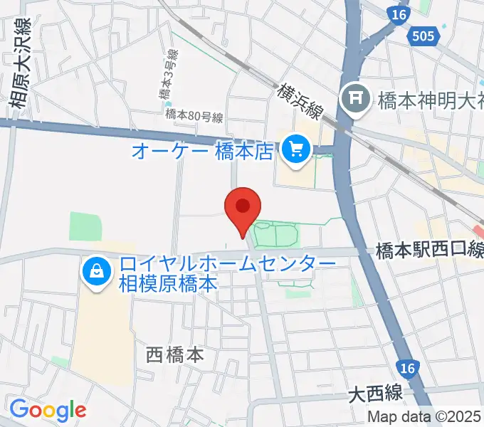 サン・エールさがみはらの地図