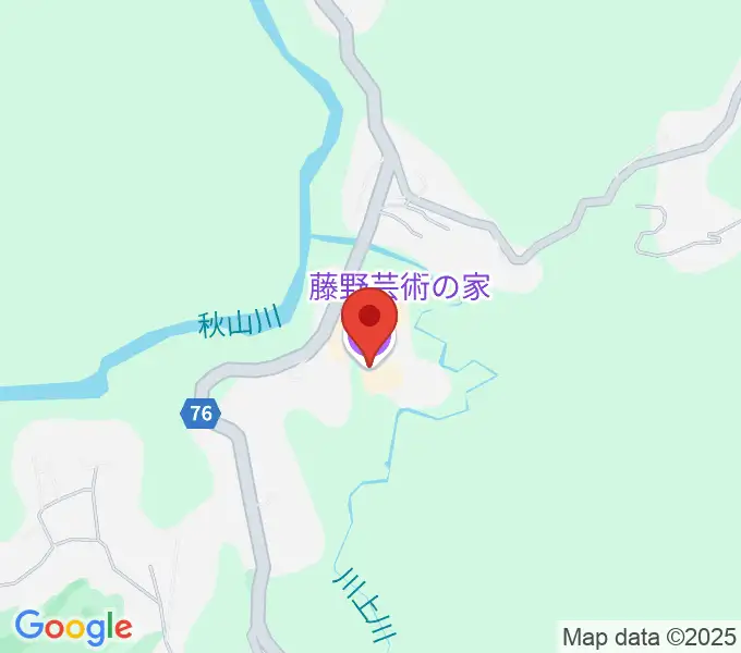 藤野芸術の家の地図