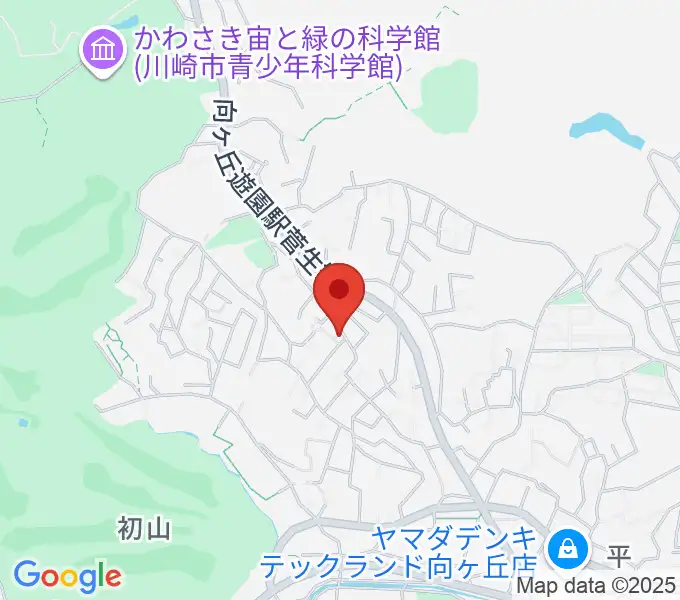 福田弦楽弓製作所の地図