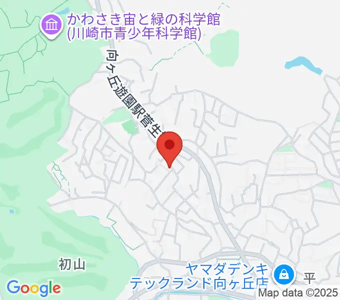 福田弦楽弓製作所の地図