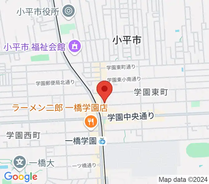 学園坂スタジオの地図