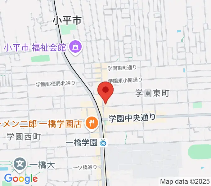 学園坂スタジオの地図