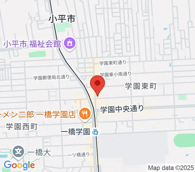 学園坂スタジオの地図