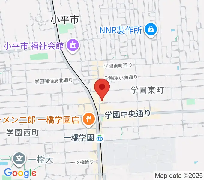 学園坂スタジオの地図