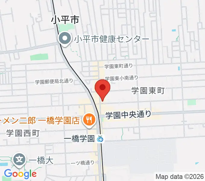 学園坂スタジオの地図