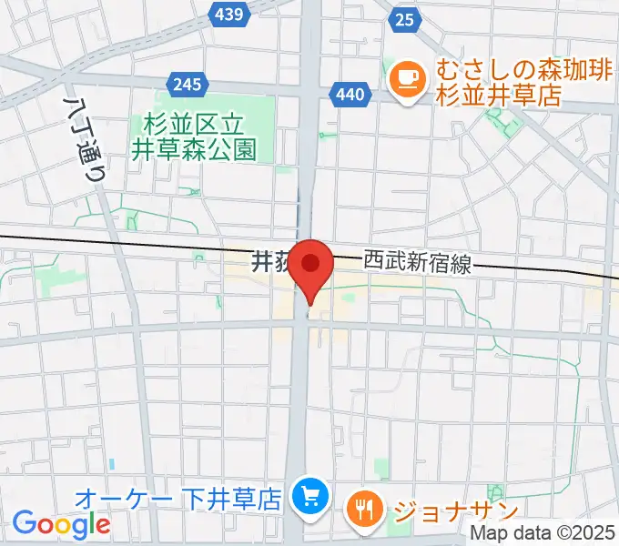 [移転]井荻チャイナスクエアの地図