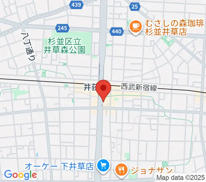 [移転]井荻チャイナスクエアの地図