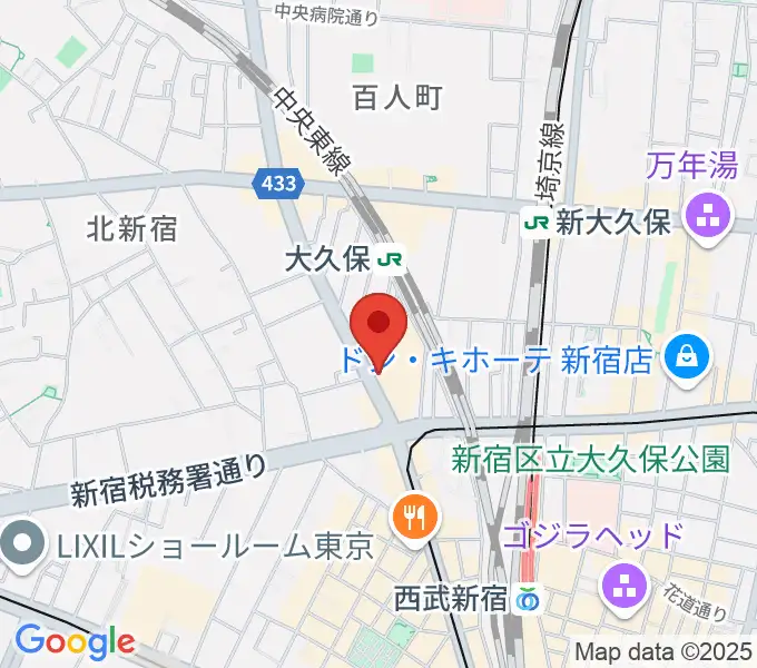 Barchie'sの地図