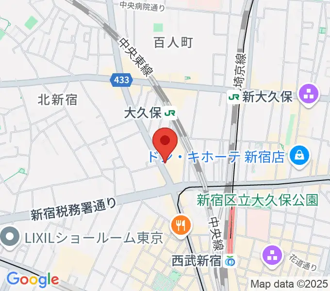Barchie'sの地図