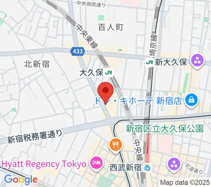 Barchie'sの地図