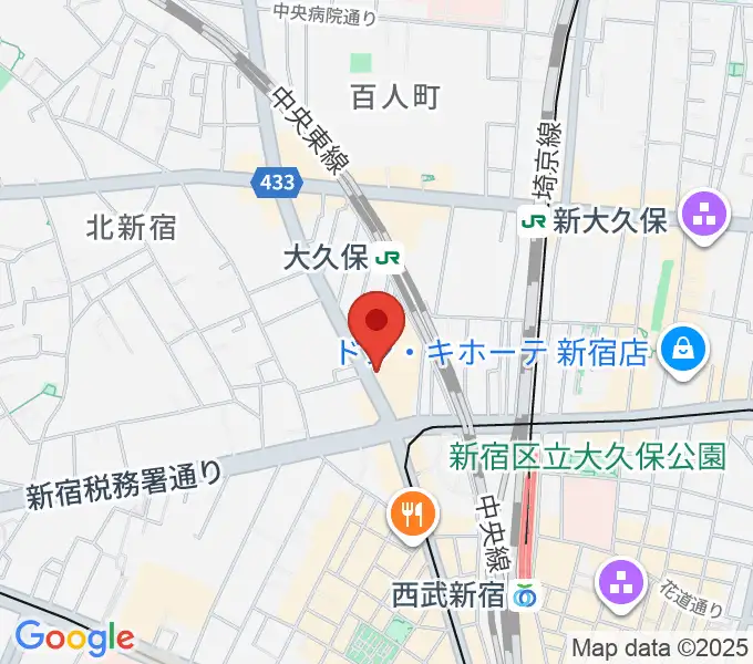 Barchie'sの地図