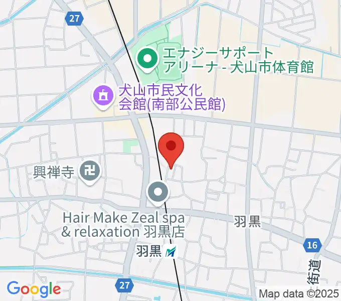 D.M.SOUNDの地図