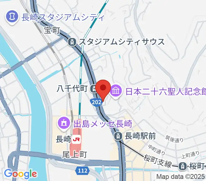 島村楽器 長崎駅前店の地図