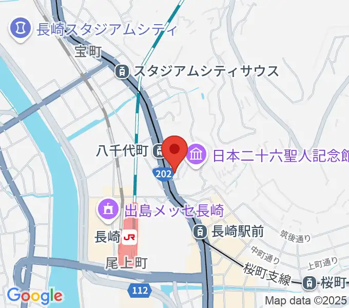 島村楽器 長崎駅前店の地図