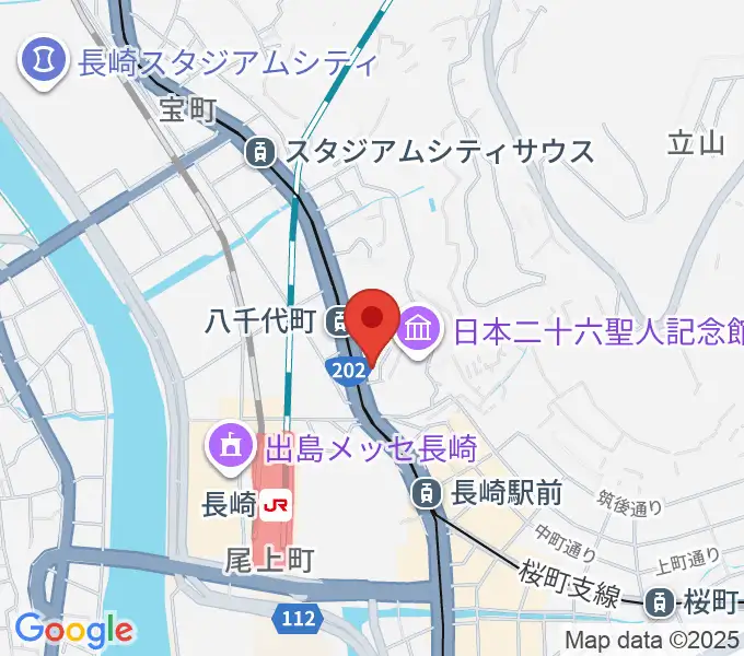 島村楽器 長崎駅前店の地図