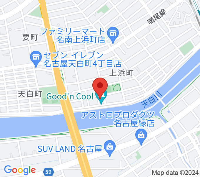 名古屋good'n coolの場所