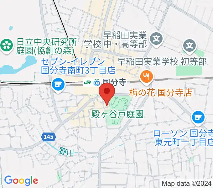 国分寺ラバーソウルの地図