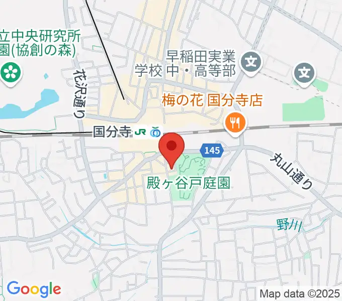 国分寺ラバーソウルの地図