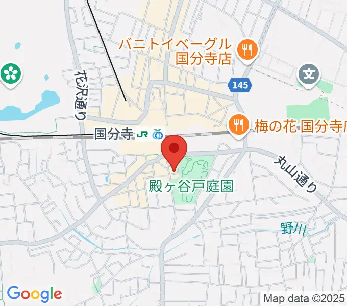 国分寺ラバーソウルの地図