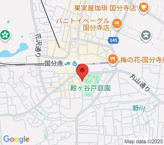 国分寺ラバーソウルの地図