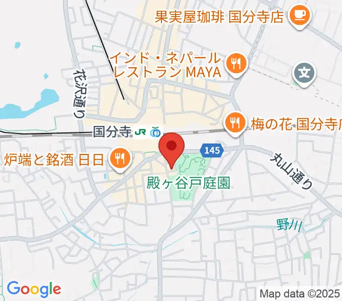 国分寺ラバーソウルの地図