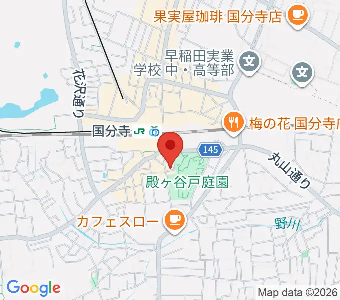 国分寺ラバーソウルの地図