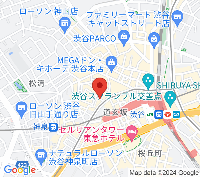 渋谷KURO beyondの場所